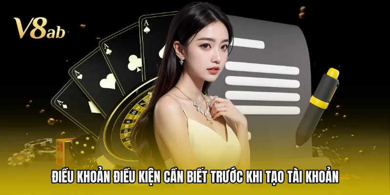 Điều khoản điều kiện cần biết trước khi tạo tài khoản 