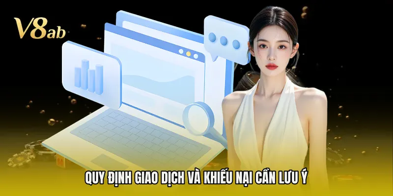 Quy định giao dịch và khiếu nại cần lưu ý 